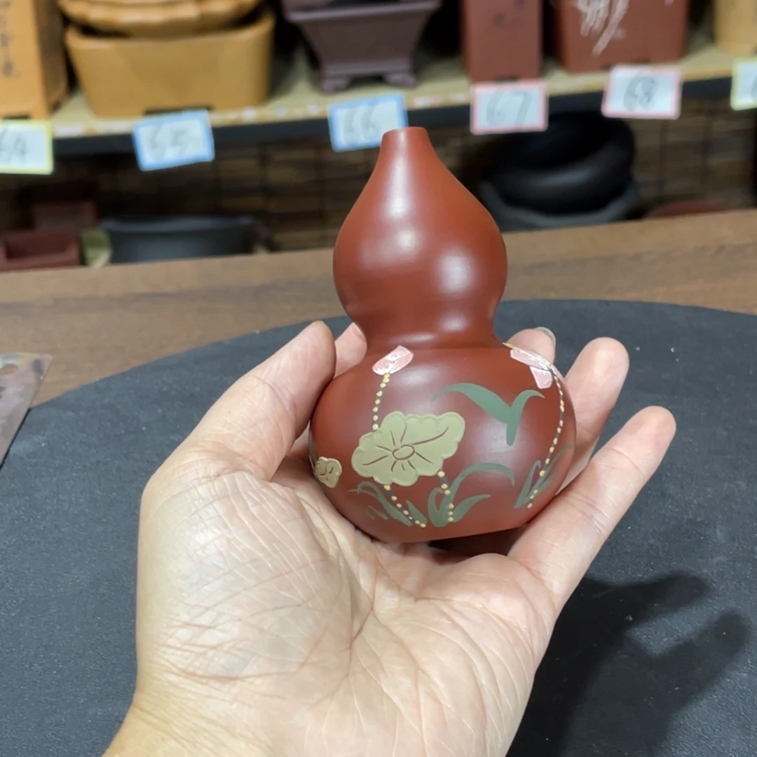 花盆紫砂紫砂和白