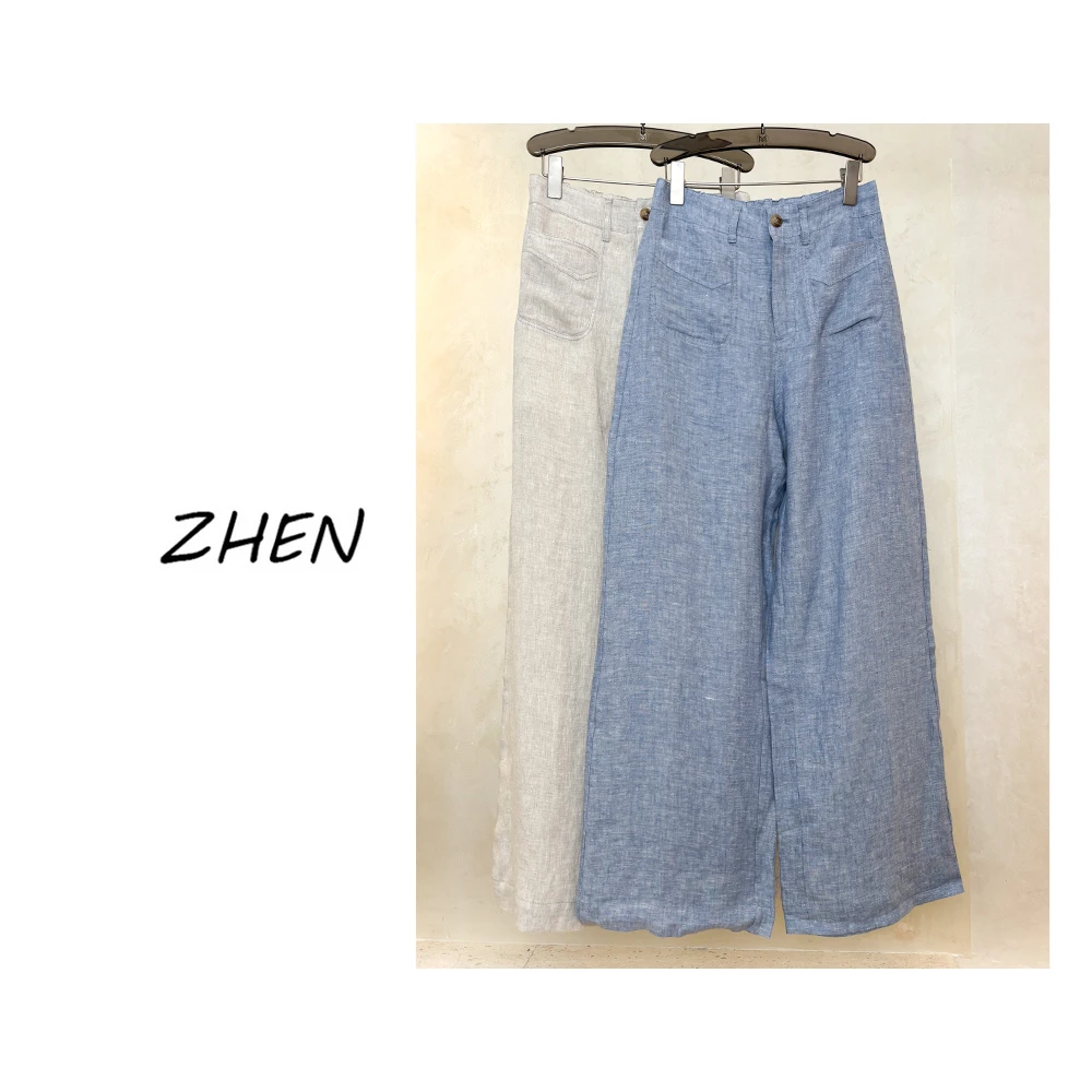 【ZHEN】25Y00208 2025新款休闲裤显瘦遮肉小众设计款
