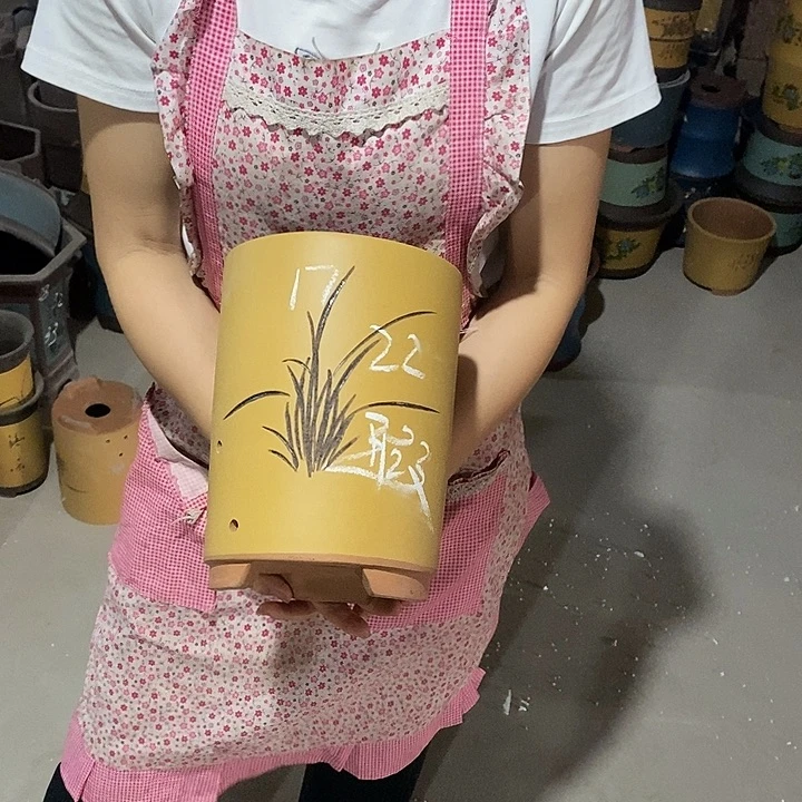 紫砂花盆紫砂花盆