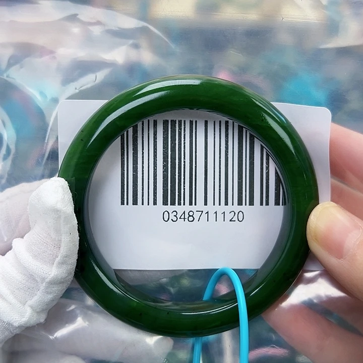 和田玉未镶嵌手镯包容5657