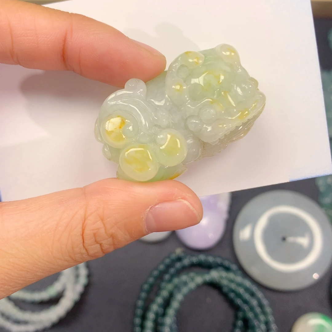 翡翠未镶嵌颈饰纯天然a货翡翠