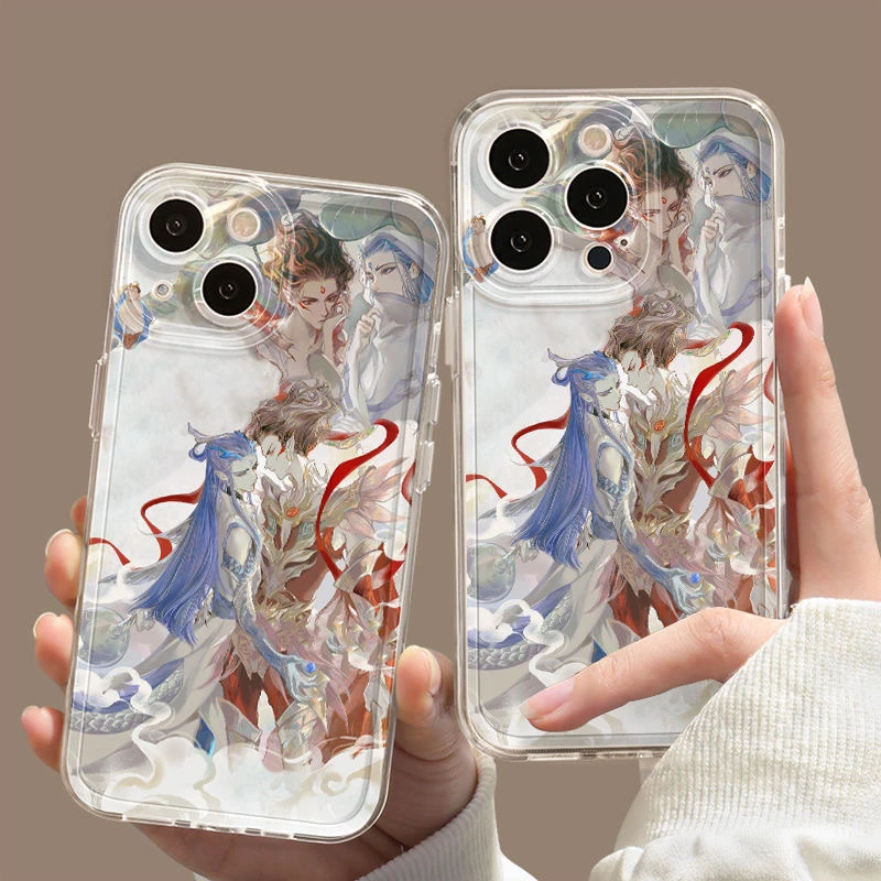 新年哪吒魔童闹海适用苹果16PRO手机壳iPhone15新年14/13/12软壳