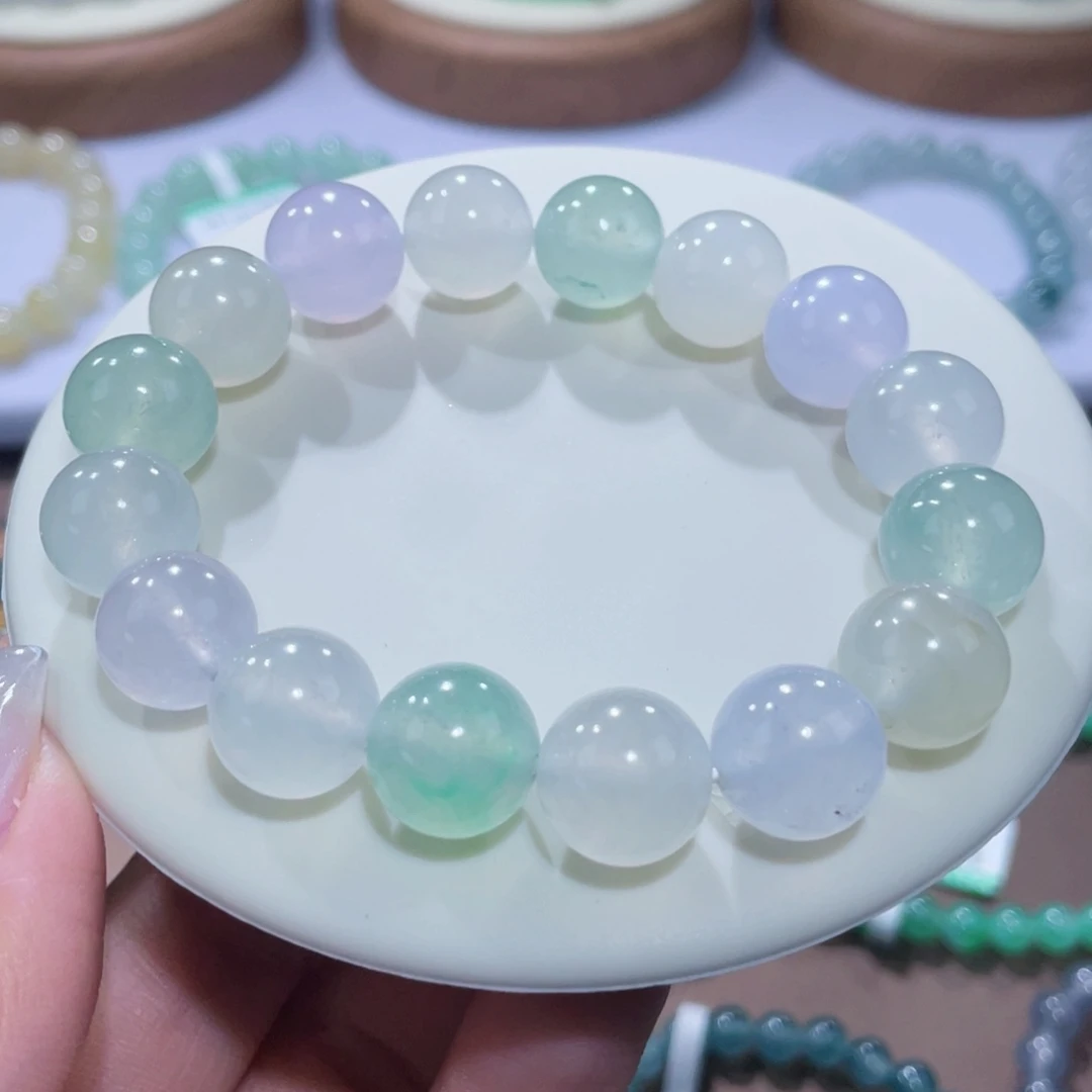 未镶嵌手链翡翠梦幻马卡龙