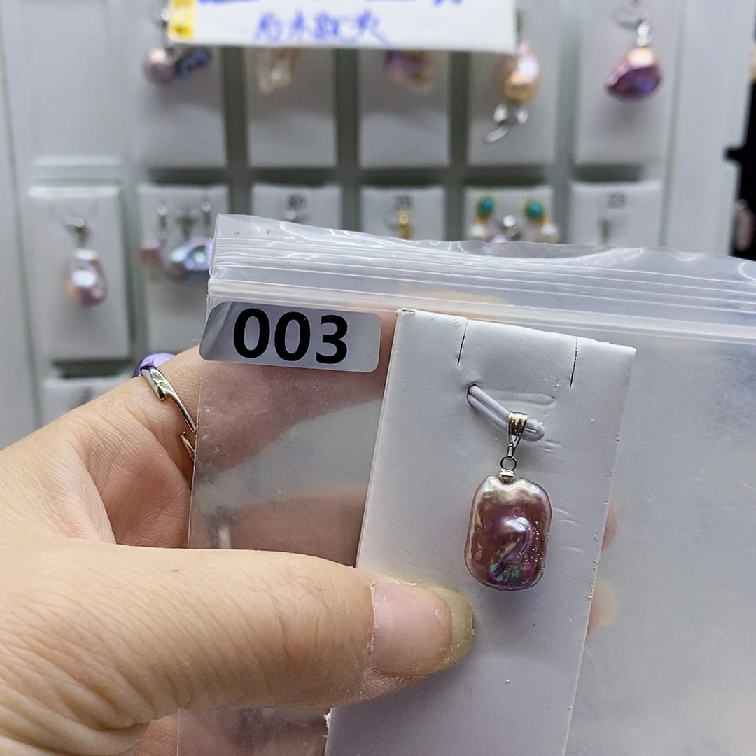 颈饰合金淡水珍珠