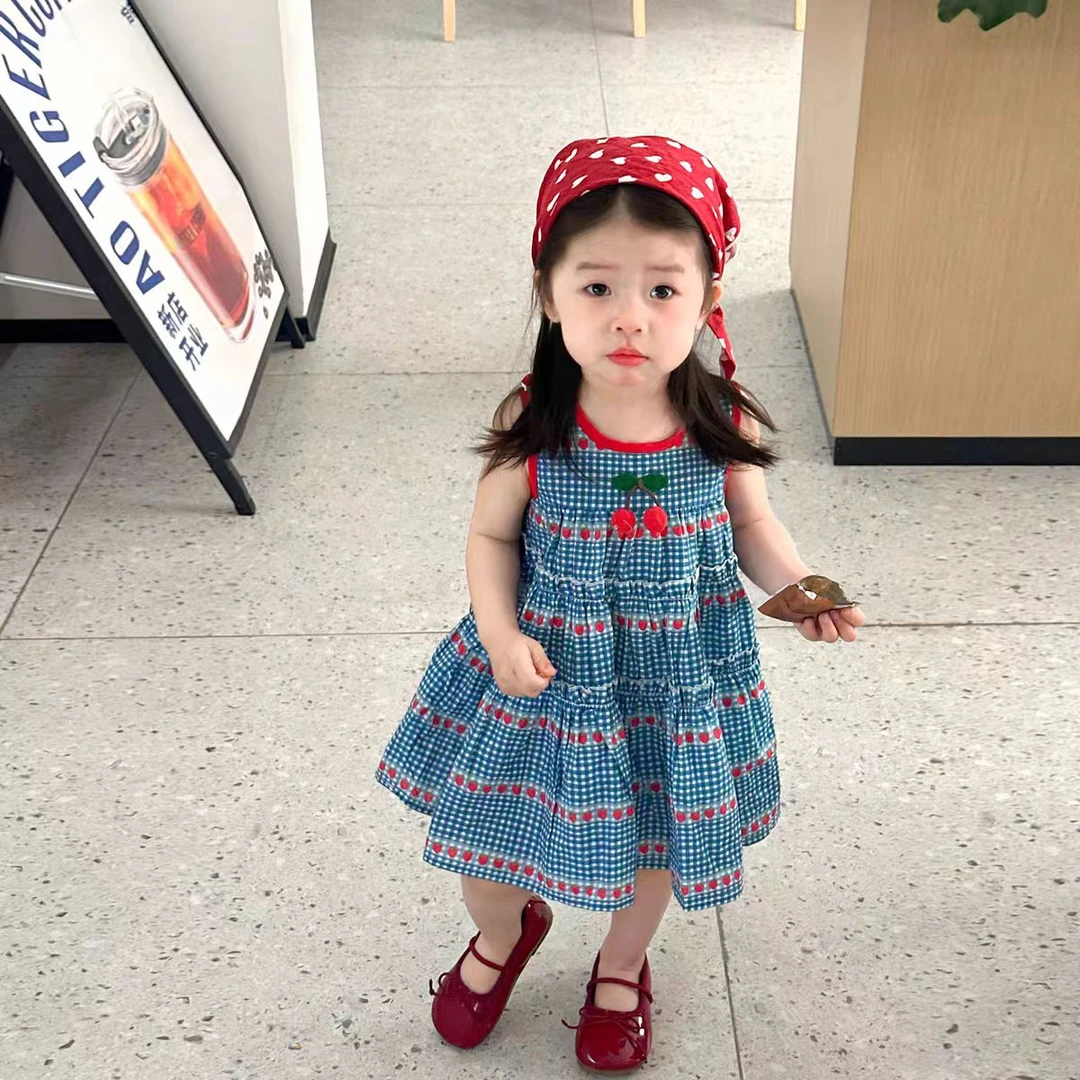 女森系夏季不规则裙可爱风连衣裙无袖吊带裙子夏装女孩