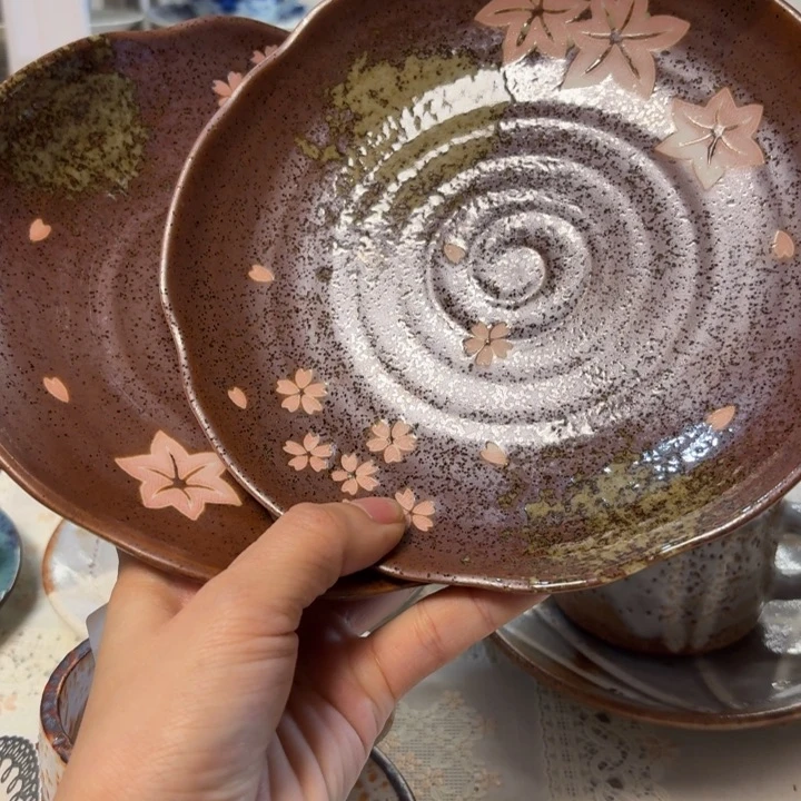 瓷片一套漂亮的咖啡杯