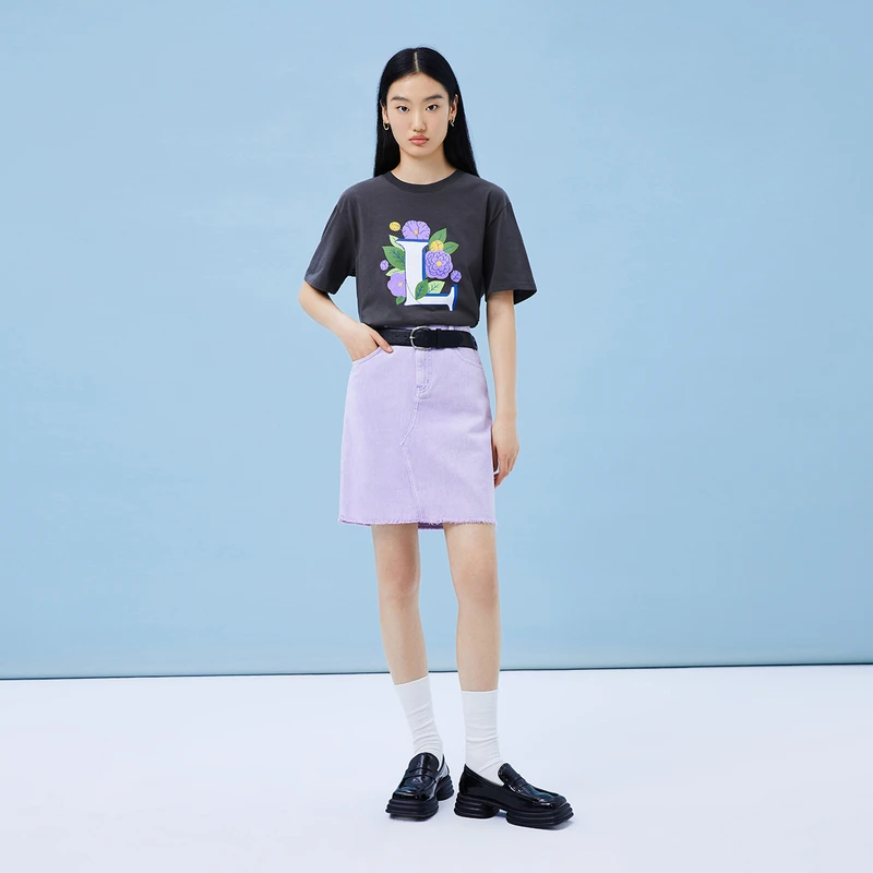 LILY夏新款女装半裙123230G6203