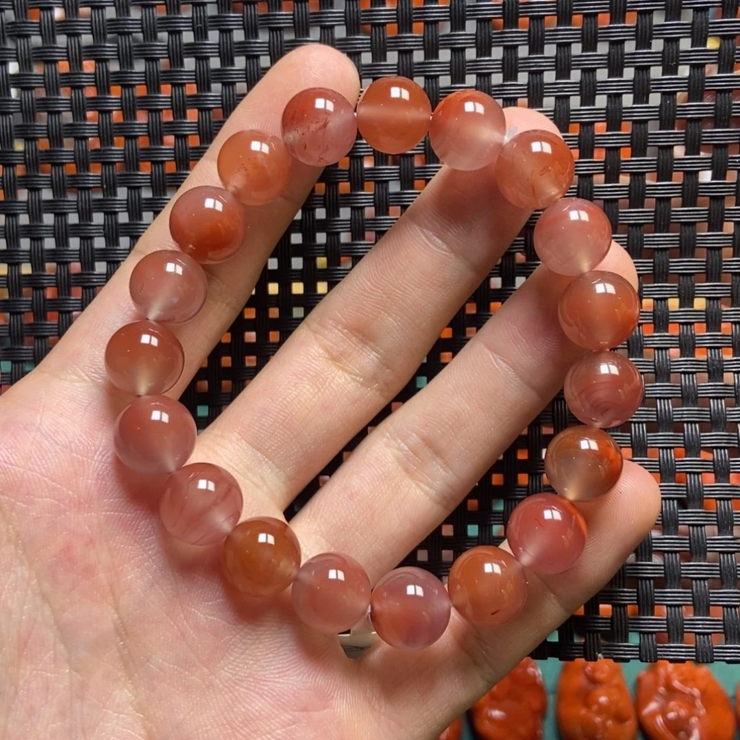 南红玛瑙未镶嵌手串11mm