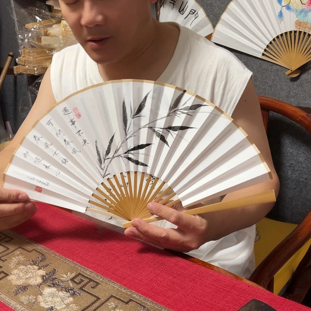 书法手写手绘作品7寸玉竹剑来