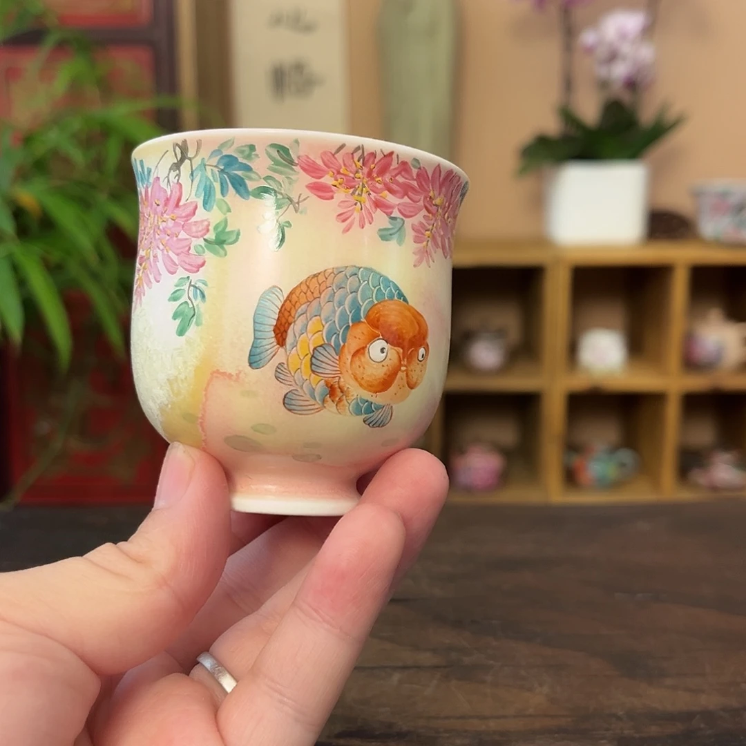 柴烧手工手绘陶瓷