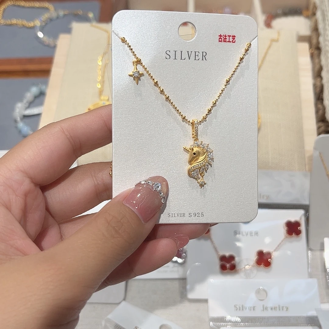 吊坠925银合成碳硅石