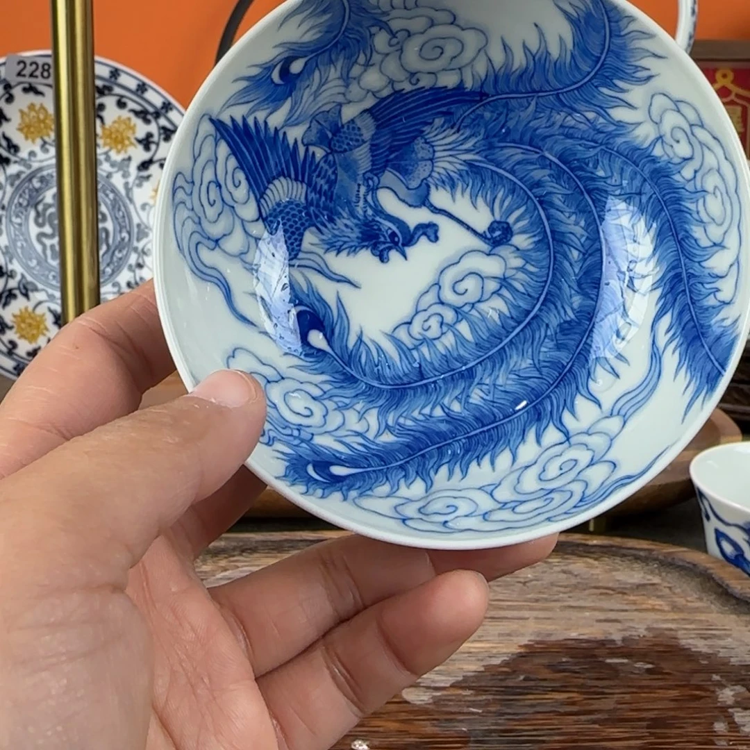 瓷片景德镇手绘青花茶器32