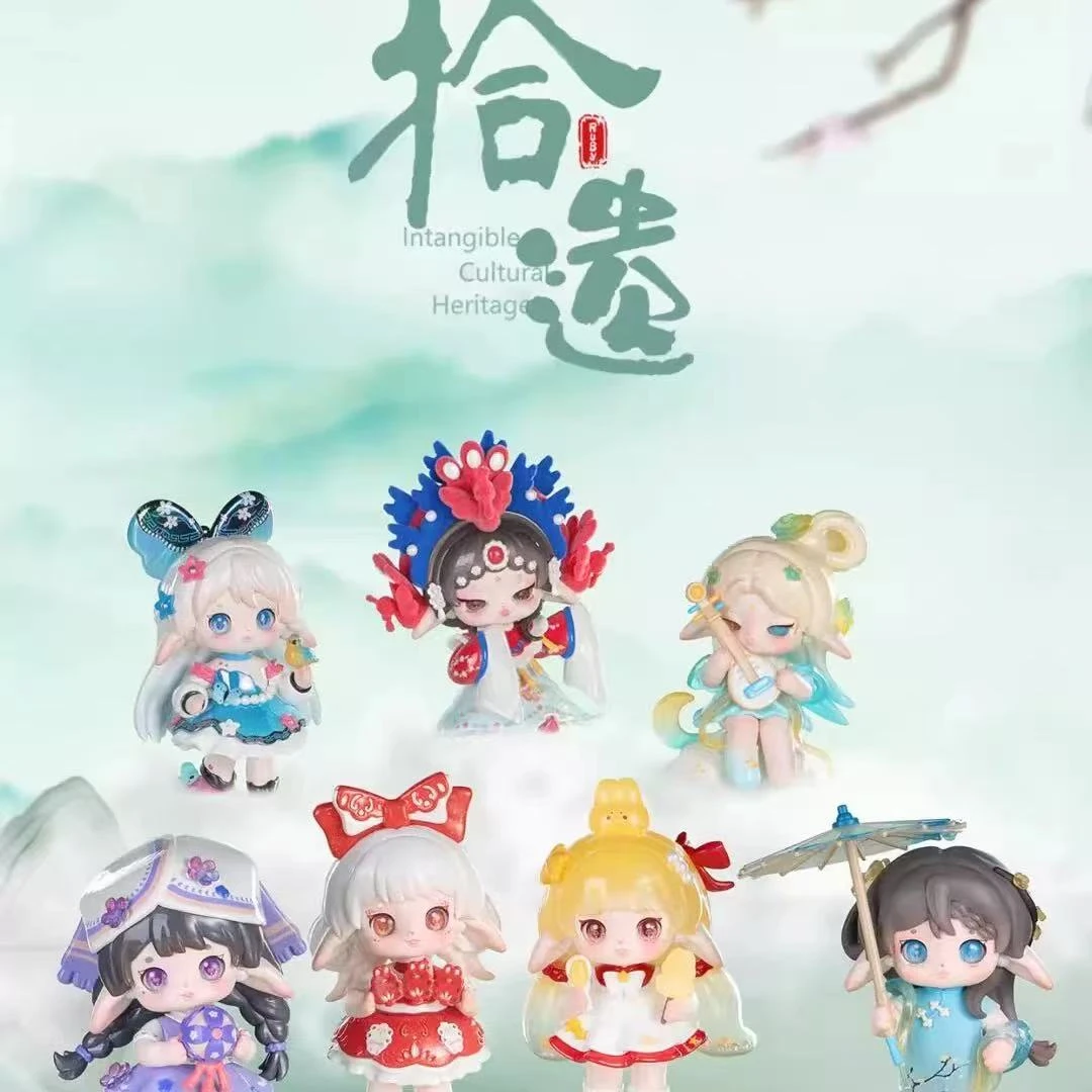 【拆盒】TOPTOY Ruby露比二代拾遗系列手办盲盒潮玩国风系列