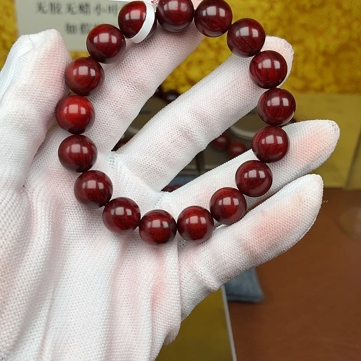 小叶紫檀手串/手链宵*1.2龙鳞帝王泥印度小叶紫檀