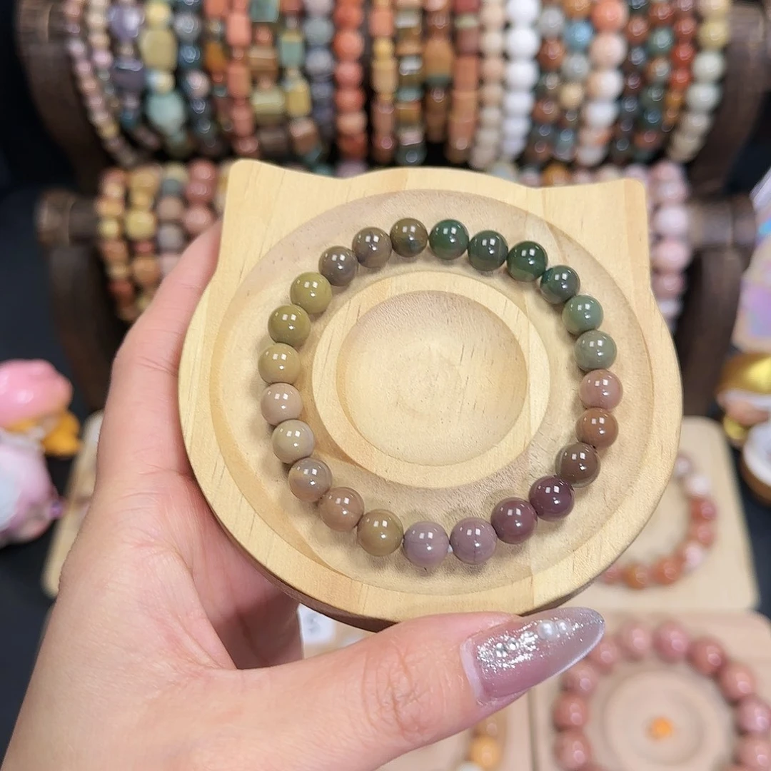 玛瑙/玉髓手链合金14