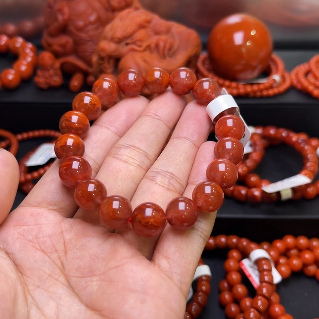 南红玛瑙未镶嵌南红手串