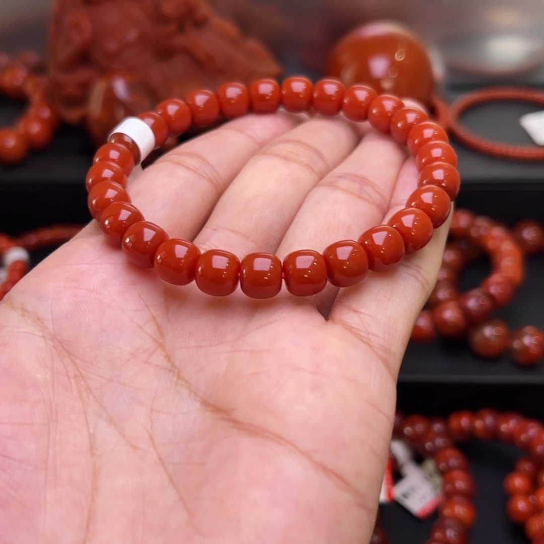 不***.南红玛瑙未镶嵌南红手串