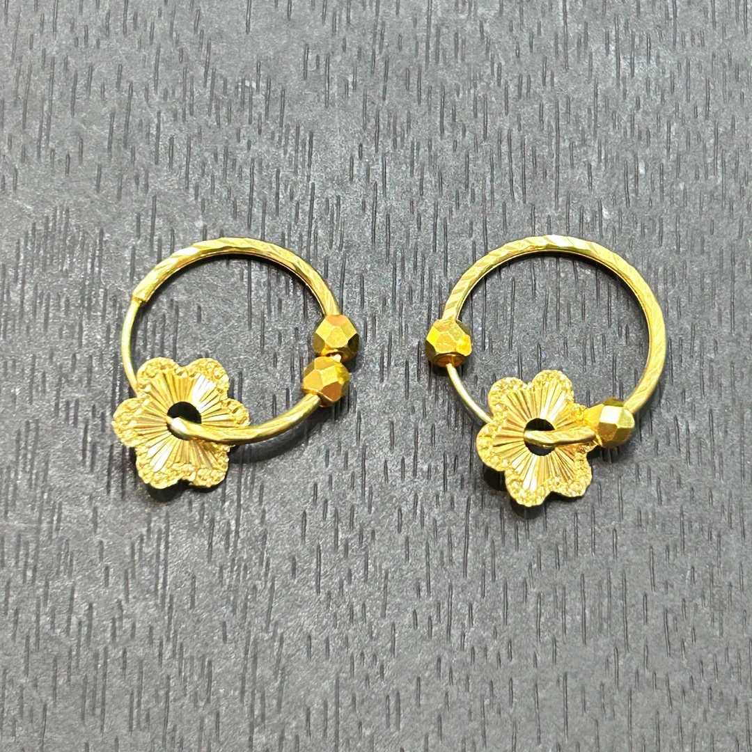 【销冠专享】足金999投资金攒黄金车花花朵ZBHJE1070克重多退少补