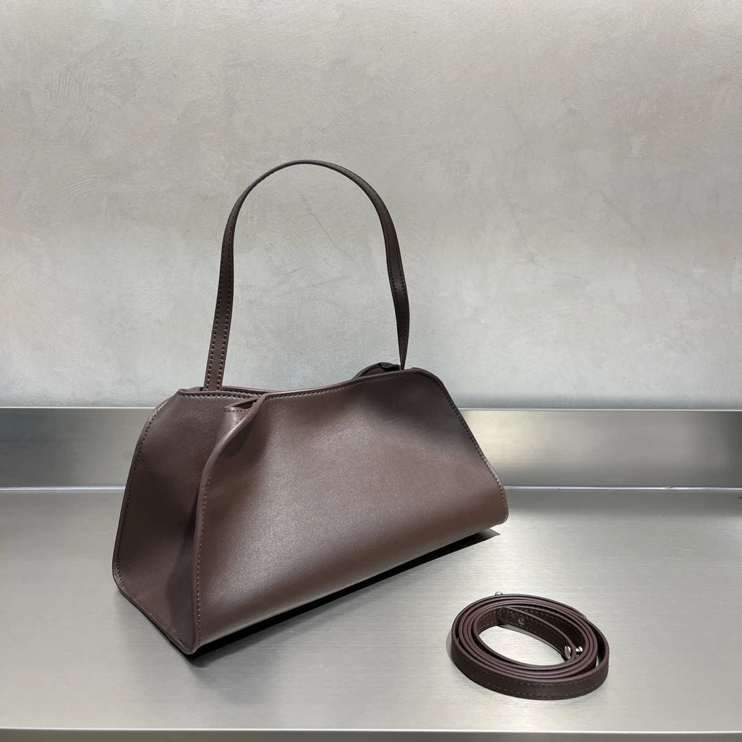 热卖新品轻奢新款风牛皮腋下包欧美通勤黑色单肩手拎包托特手提包