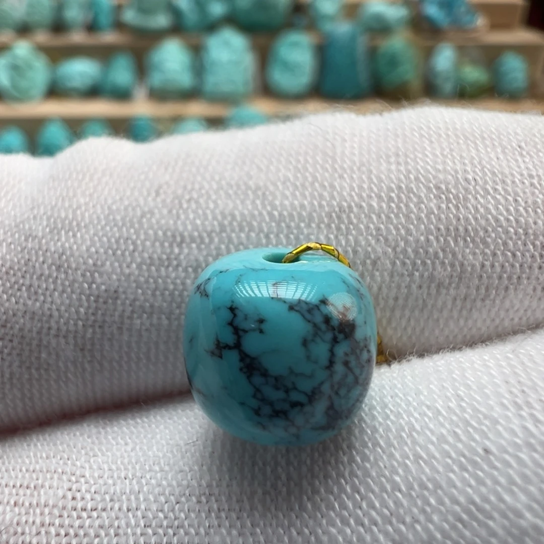 腾***4绿松石未镶嵌配饰9.2*8.3