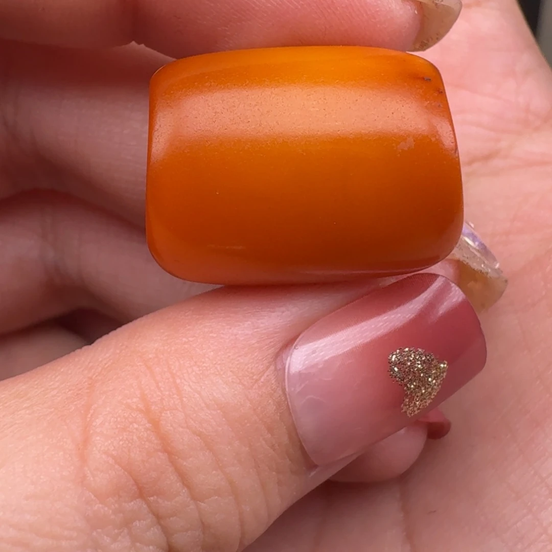 未镶嵌颈饰蜜蜡冰***间直径17左右桶珠