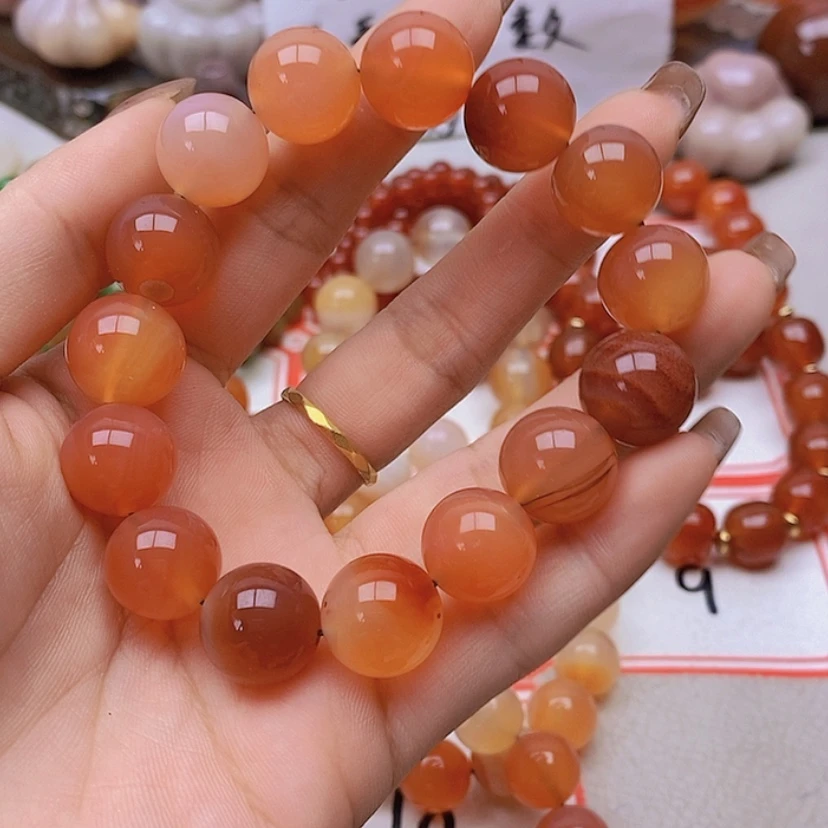 【闪购商品】未镶嵌玛瑙/玉髓珠宝半成品风*子