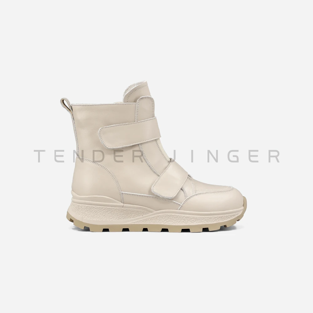 Tender Jinger｜2025新款牛皮保暖羊毛雪地靴 ZS1207