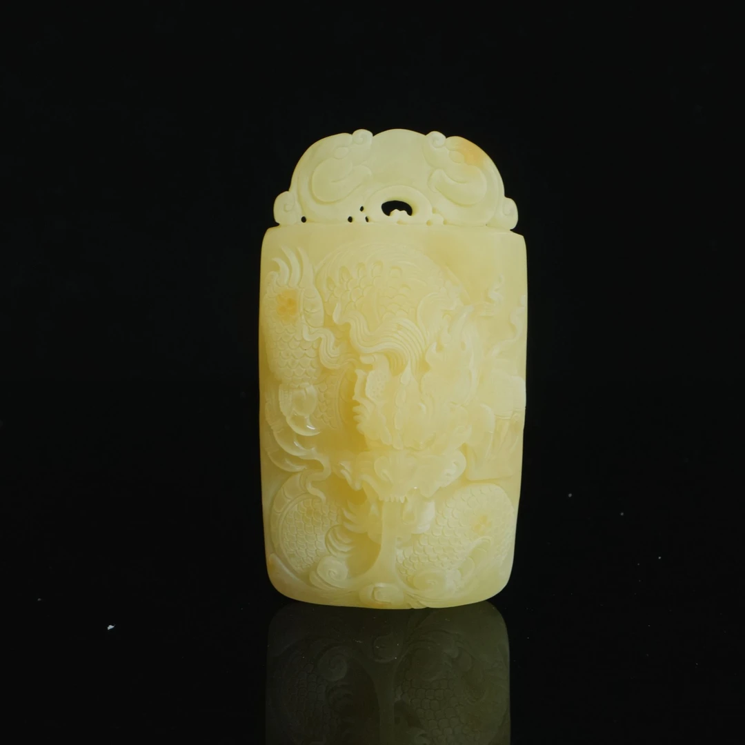 DY-M6395 蜜蜡雕刻-龙 101.55g