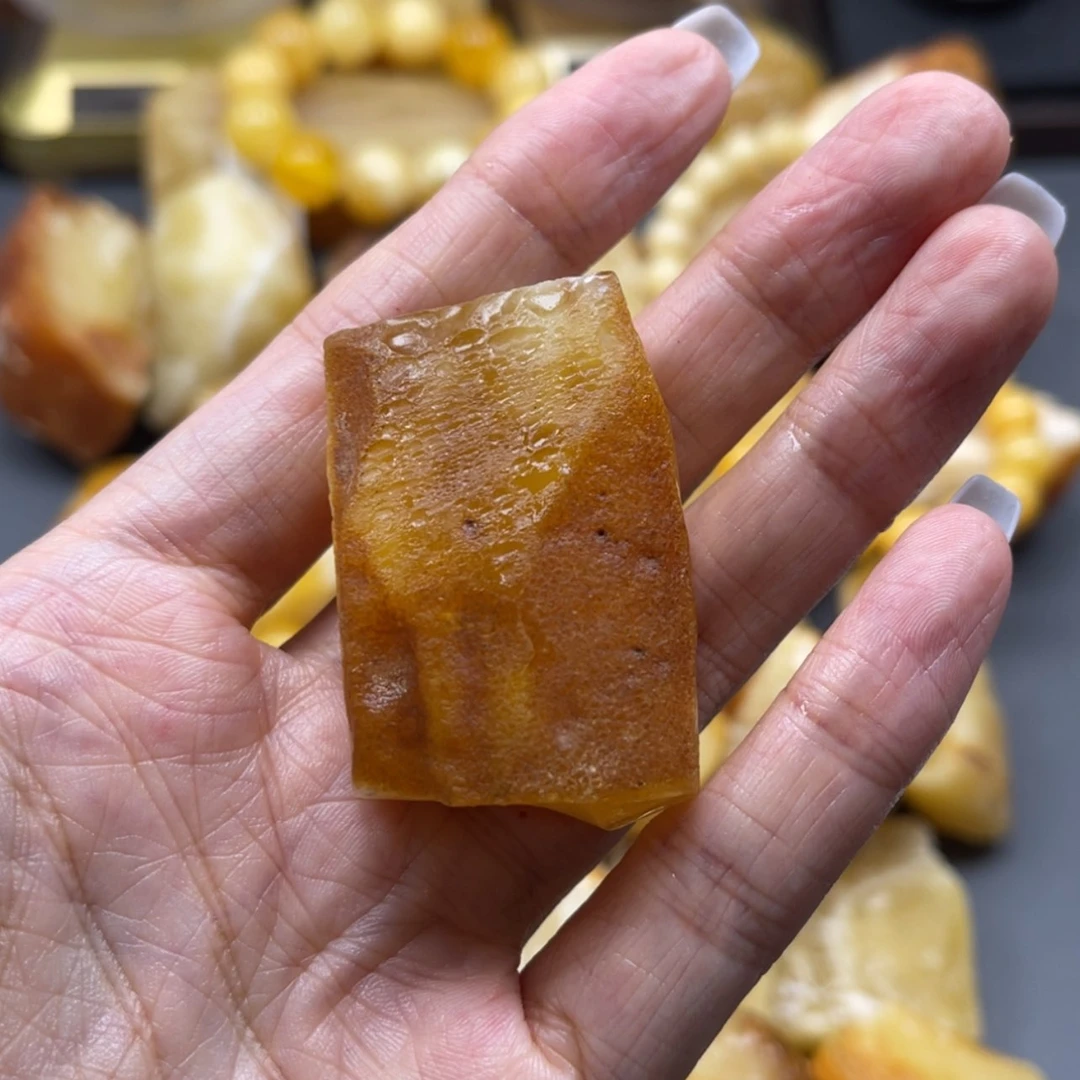 【闪购商品】未镶嵌定制琥珀天然琥珀蜜蜡原石定制