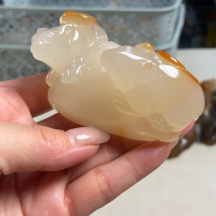 玛瑙/玉髓未镶嵌吊坠(不含链)