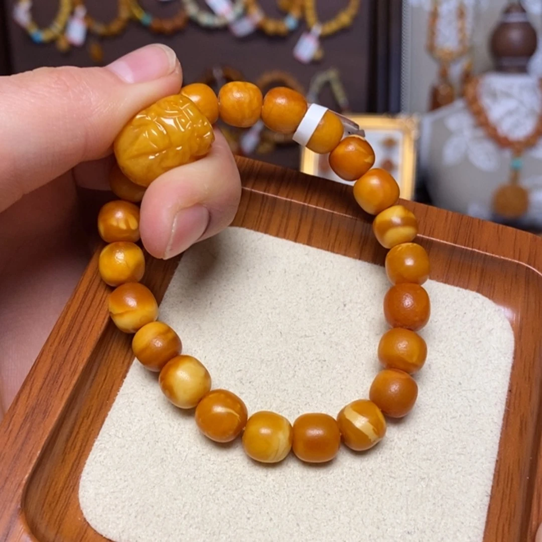 【闪购商品】手链蜜蜡未镶嵌手串定制