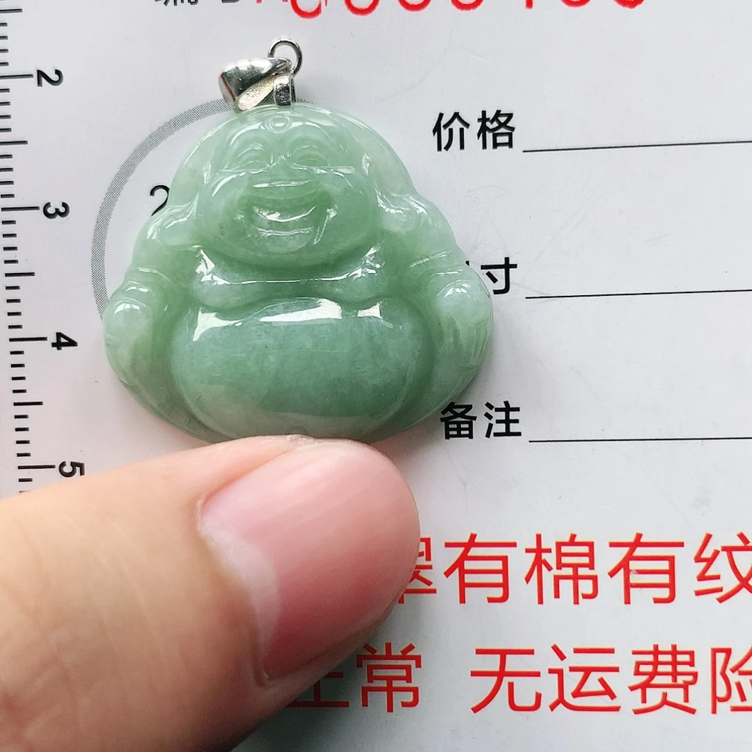 翡翠颈饰银S925镶嵌111111111