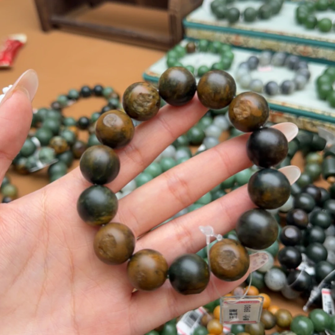 和田玉手串1230d拍一发一