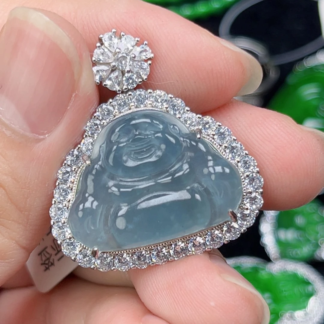 翡翠未镶嵌颈饰1，