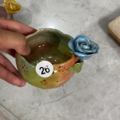 碗瑕疵手工手捏咖啡杯壶承碗盘