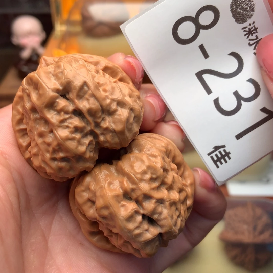 文玩核桃把件40蛤蟆头