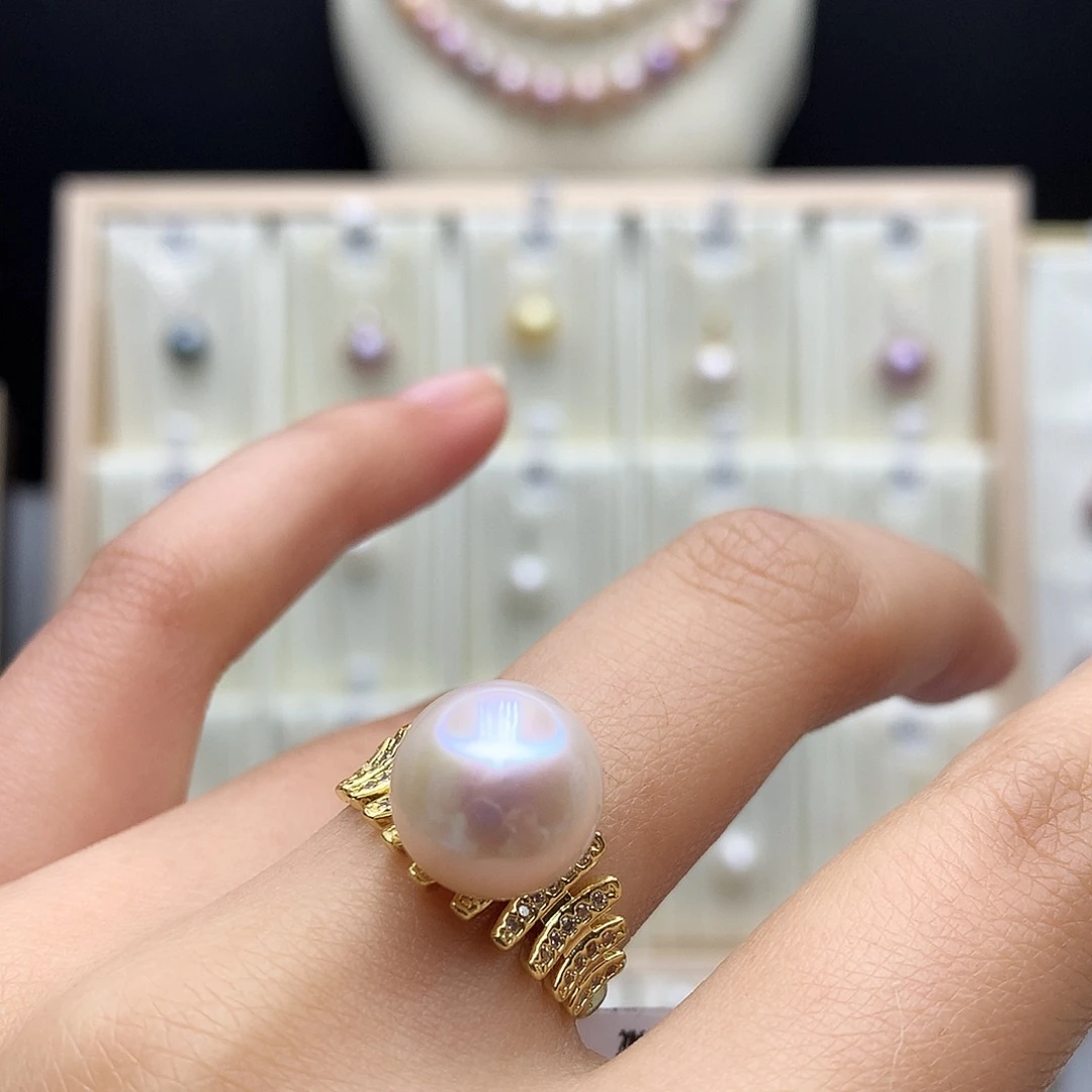 颈饰合金淡水珍珠