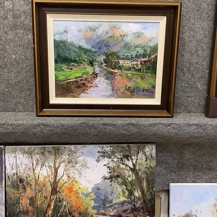 油画带外框画芯尺寸40x30cm