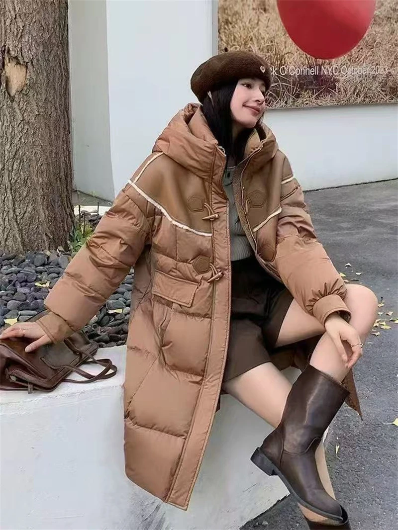 926【紫】大童亲子时尚休闲带帽羽绒服-50