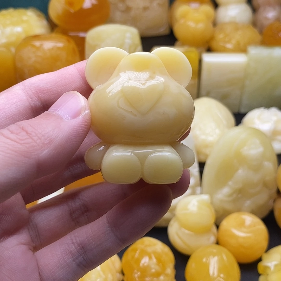 琥珀颈饰未镶嵌琥珀蜜蜡吊坠