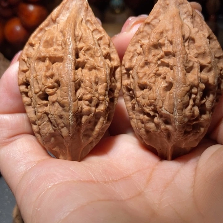 把件文玩核桃东北楸子小雪40