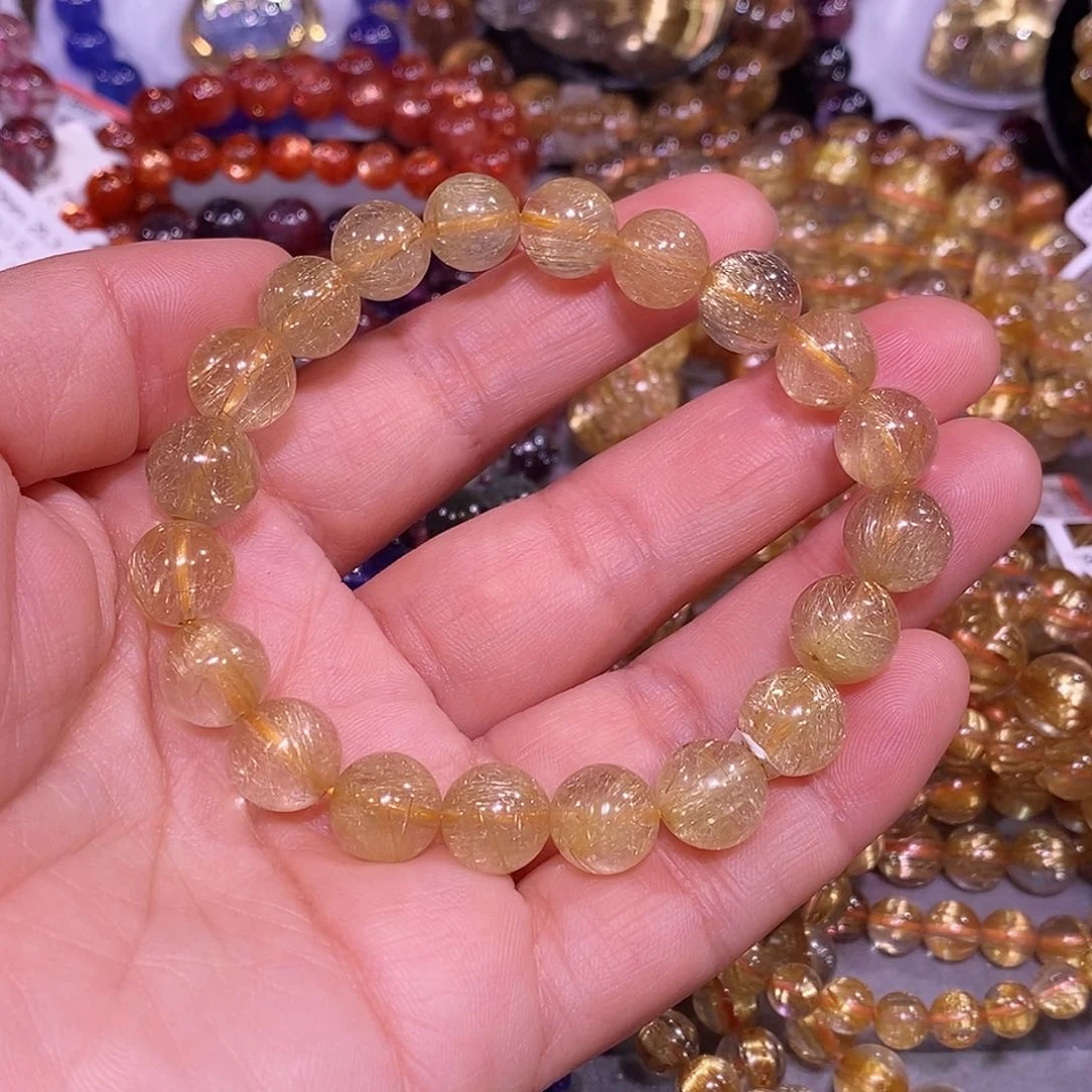 未镶嵌手链水晶金发晶10