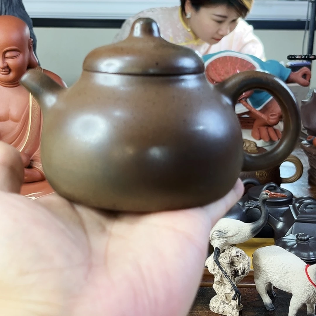 茶壶紫砂乳鼎壶柴烧