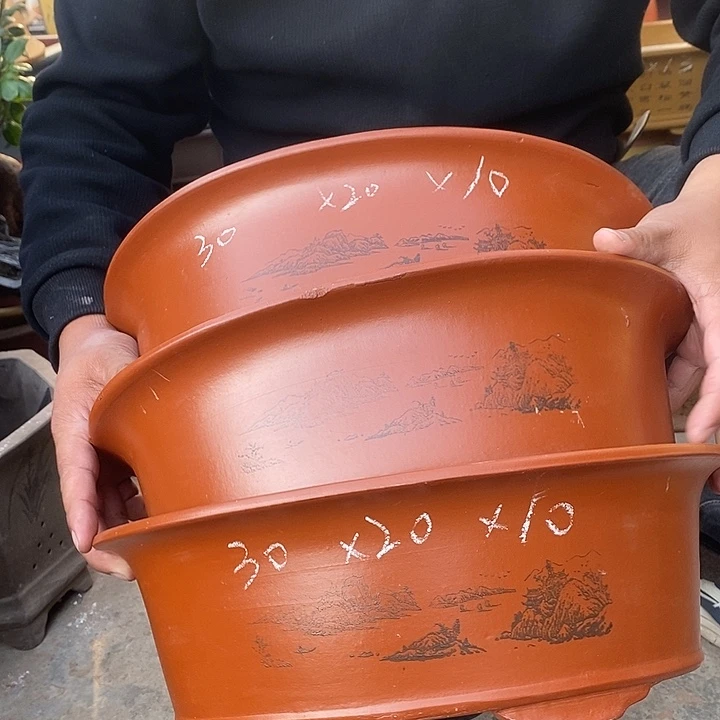 紫砂花盆宜兴紫砂花盆