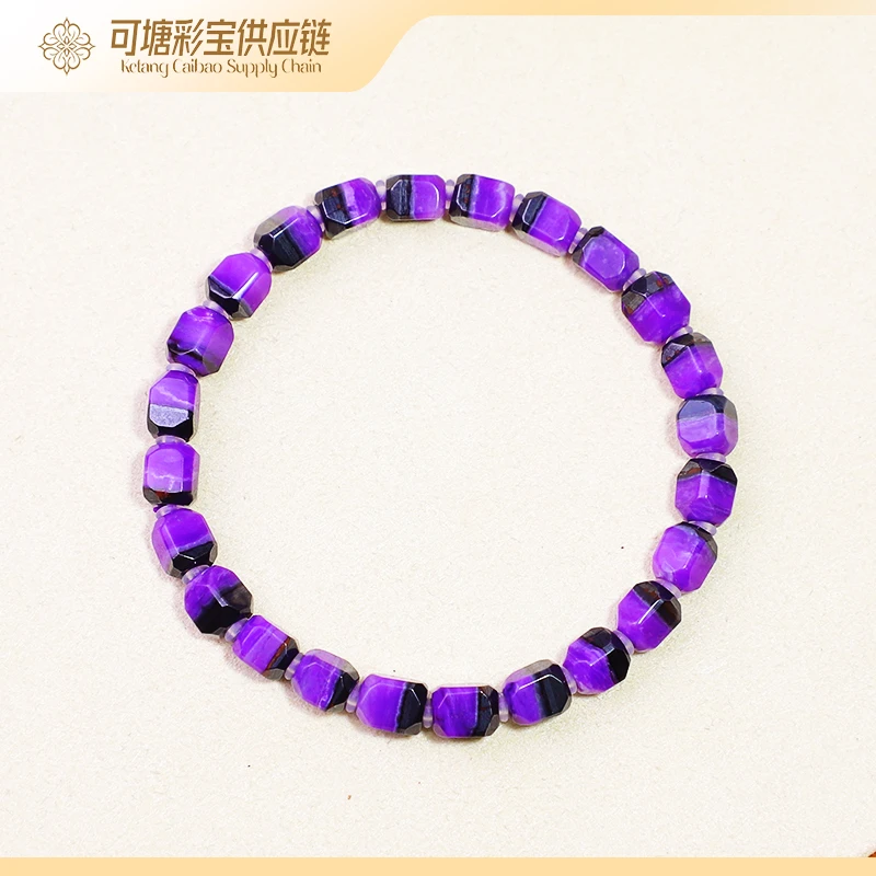 南非舒俱来SS级帝王紫刻面手串合集/KTCB-4771/多样性发一件