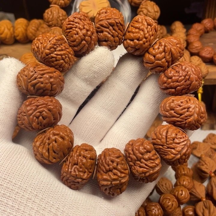 桃木8号链接桃核手串一