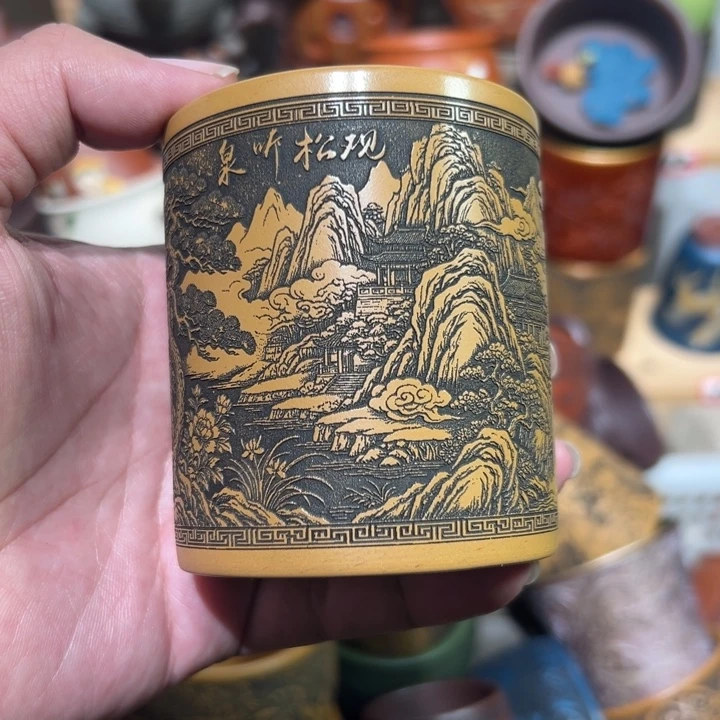 紫砂茶杯宜兴紫砂主人杯
