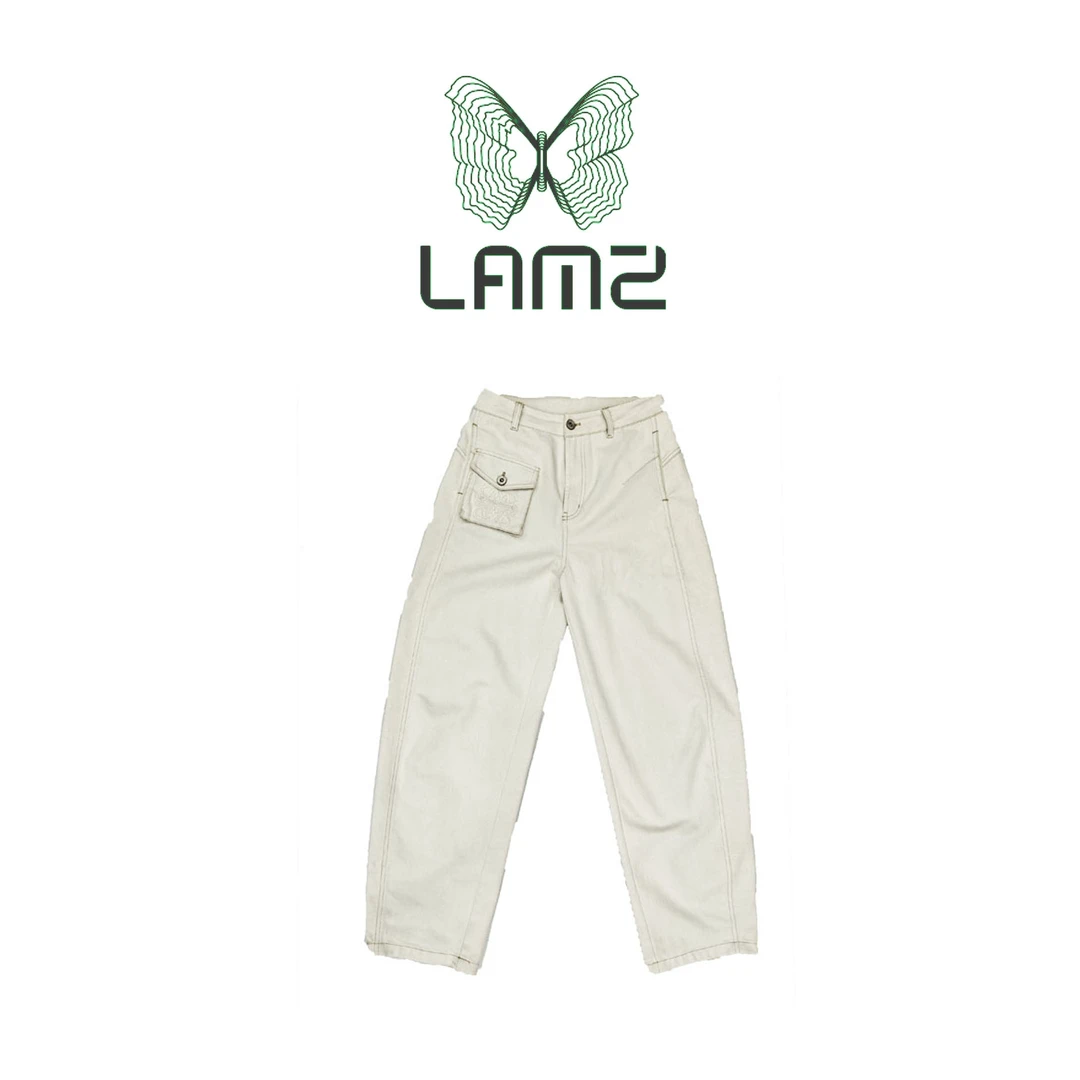 【丙上丁】“莱赛尔”香蕉裤牛仔裤时尚百搭宽松设计感夏季DZK018