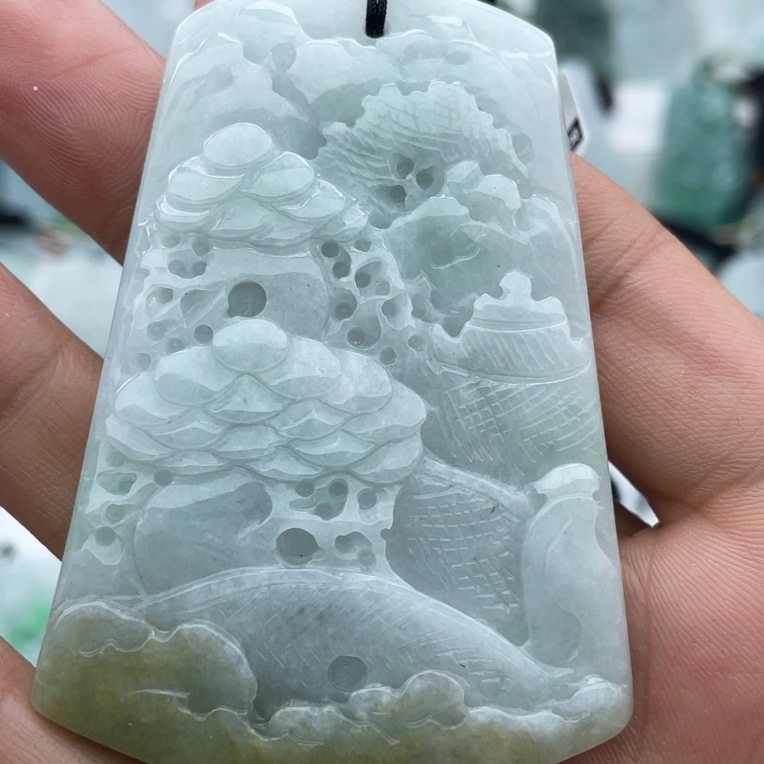 颈饰未镶嵌翡翠翡翠