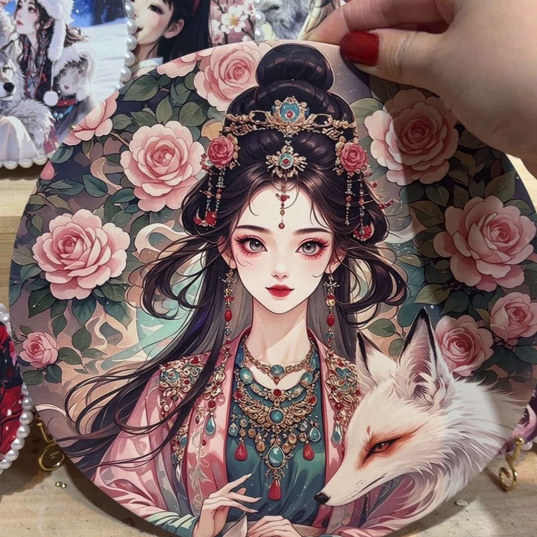 景德镇手绘花盆陶瓷25cm